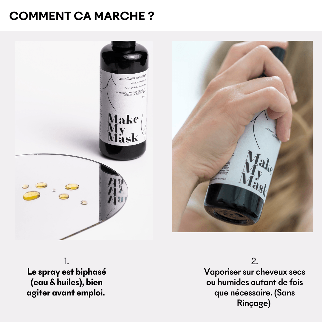 Spray Capillaire Quotidien - MakeMyMask