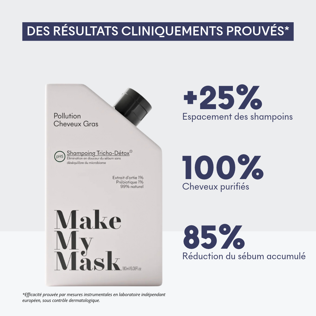 Shampoing cheveux gras Tricho-Détox pH5