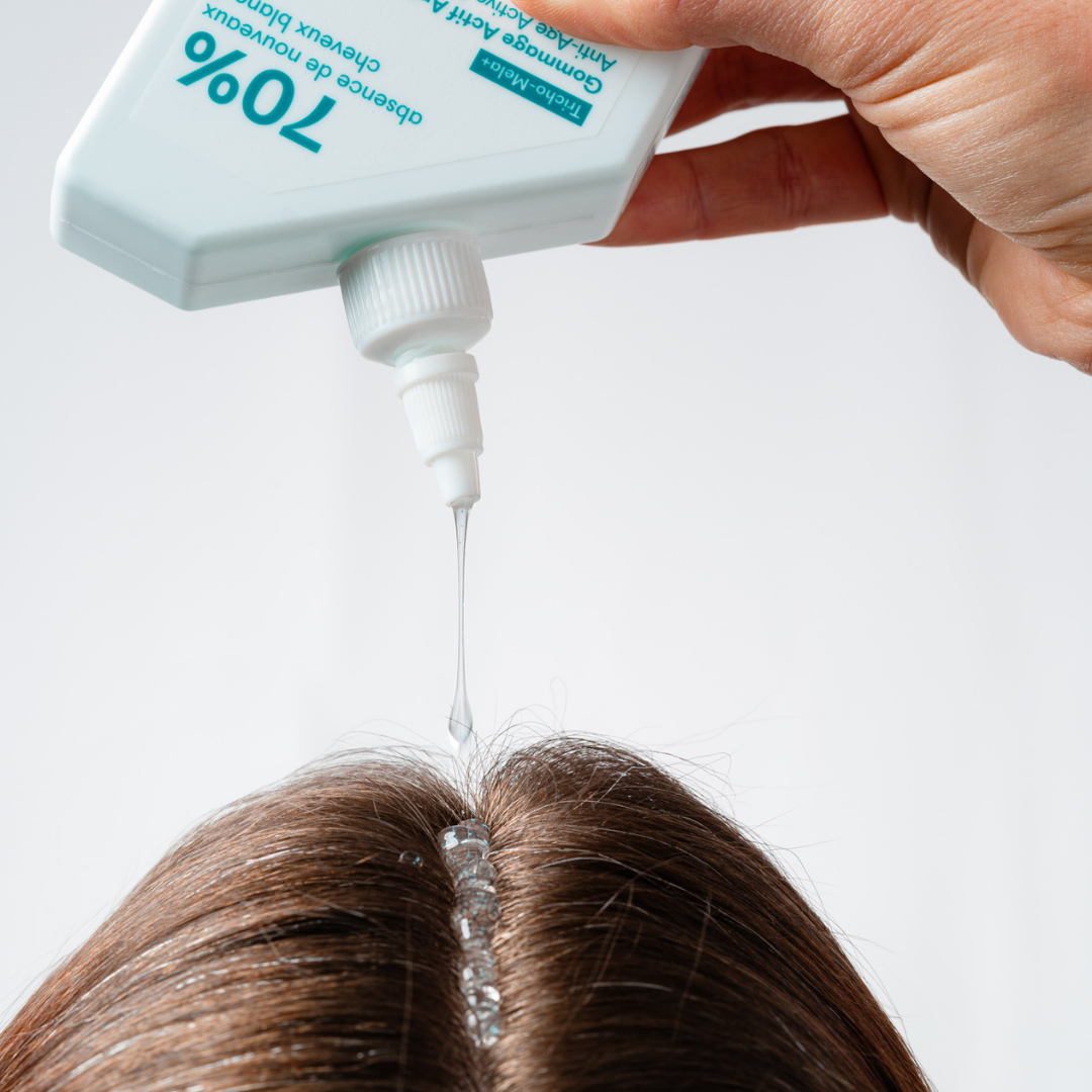Gommage Actif Anti-Âge - Prévention cheveux blancs