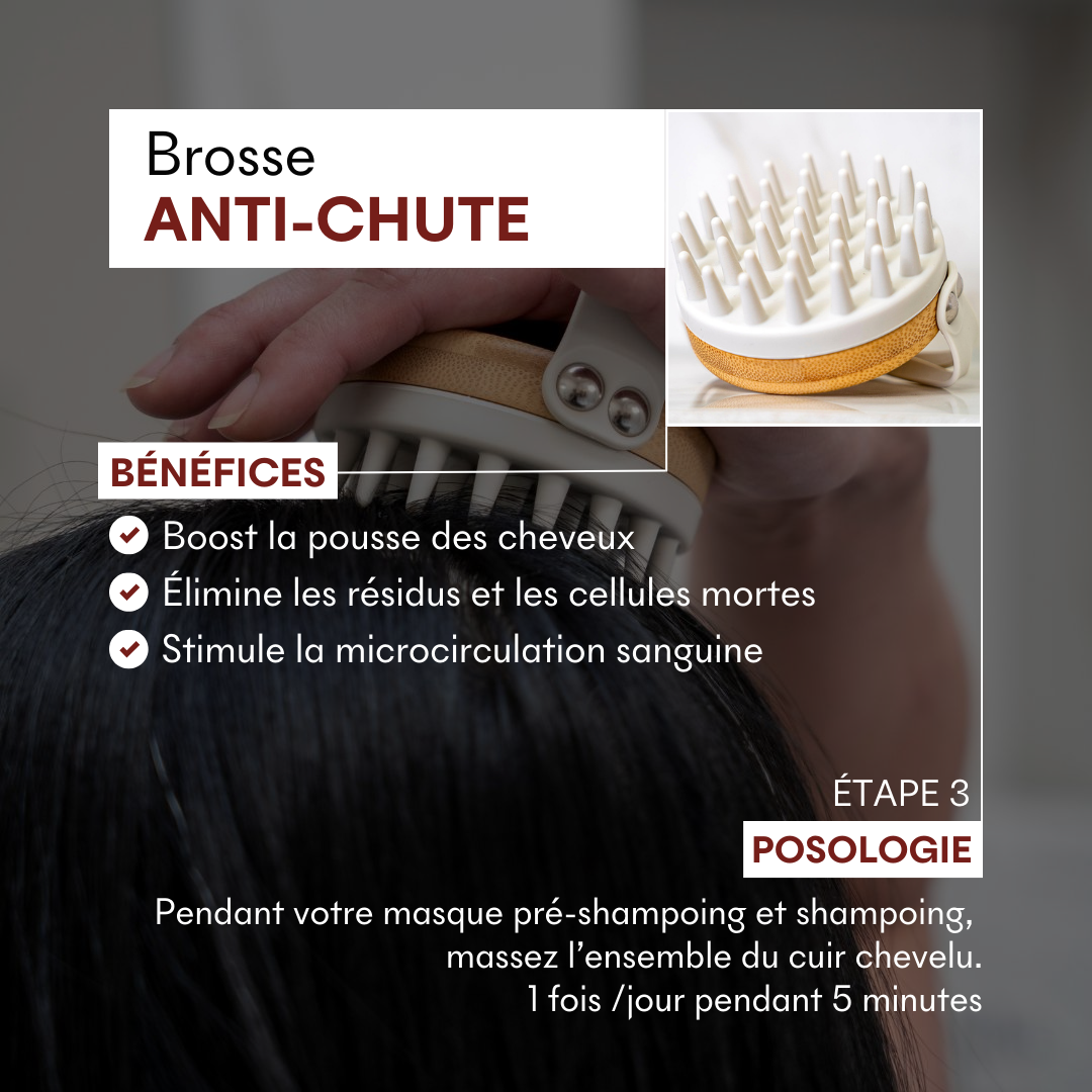 cepillo anti-estimulante del crecimiento del cabello