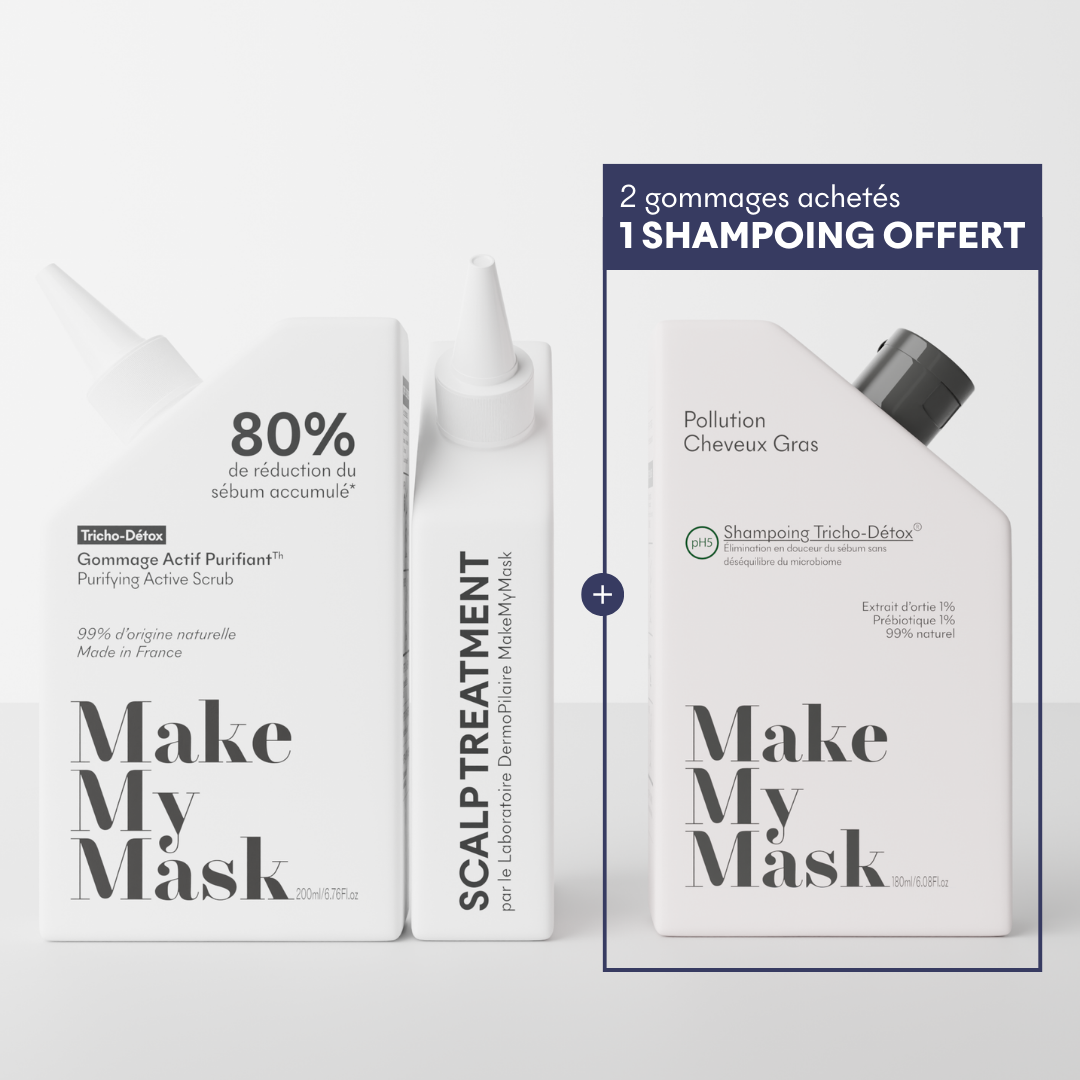 OFFRE 2 Gommages Purifiant = 1 Shampoing offert