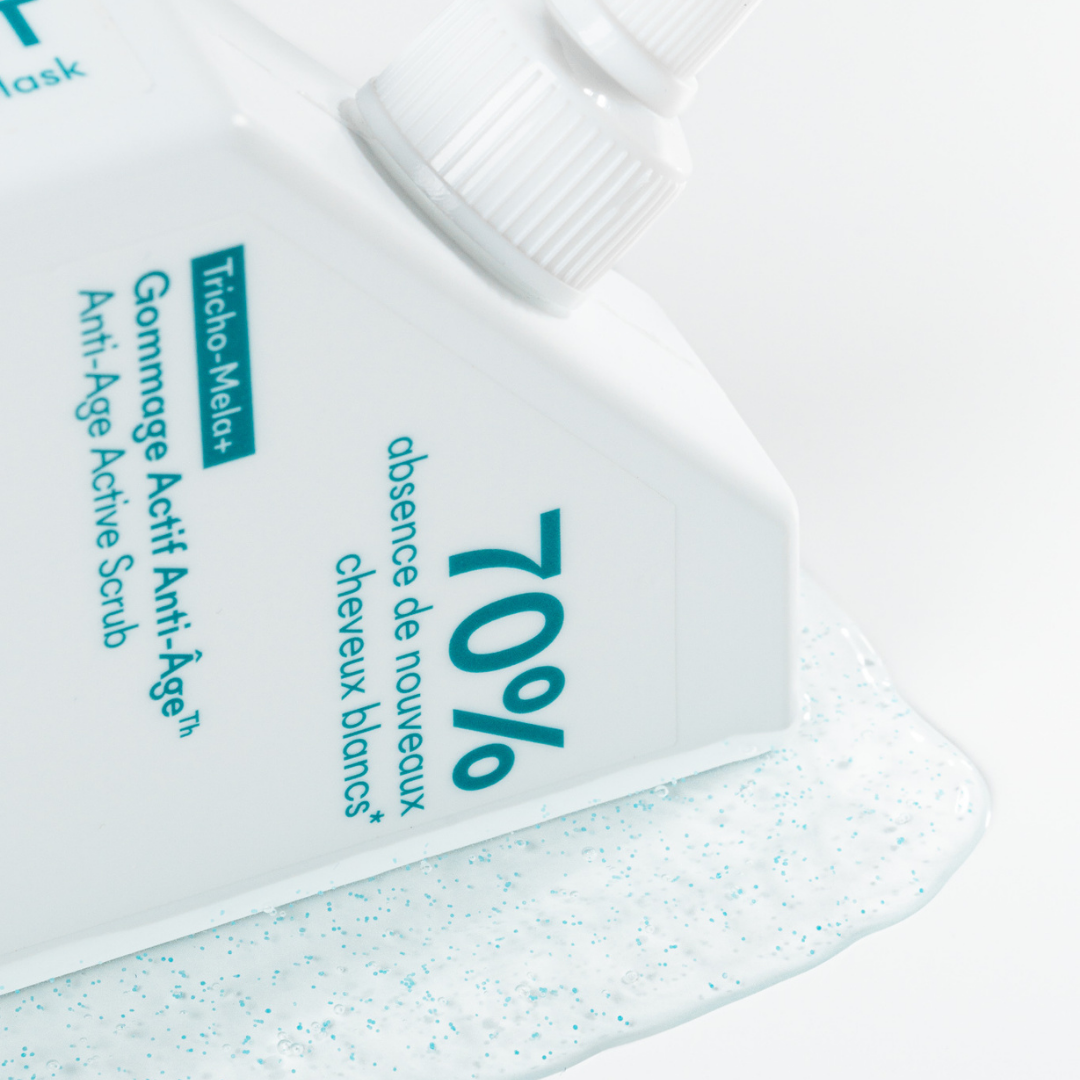 Gommage Actif Anti-Âge - Prévention cheveux blancs