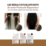 Protokoll für trockenes und strapaziertes Haar